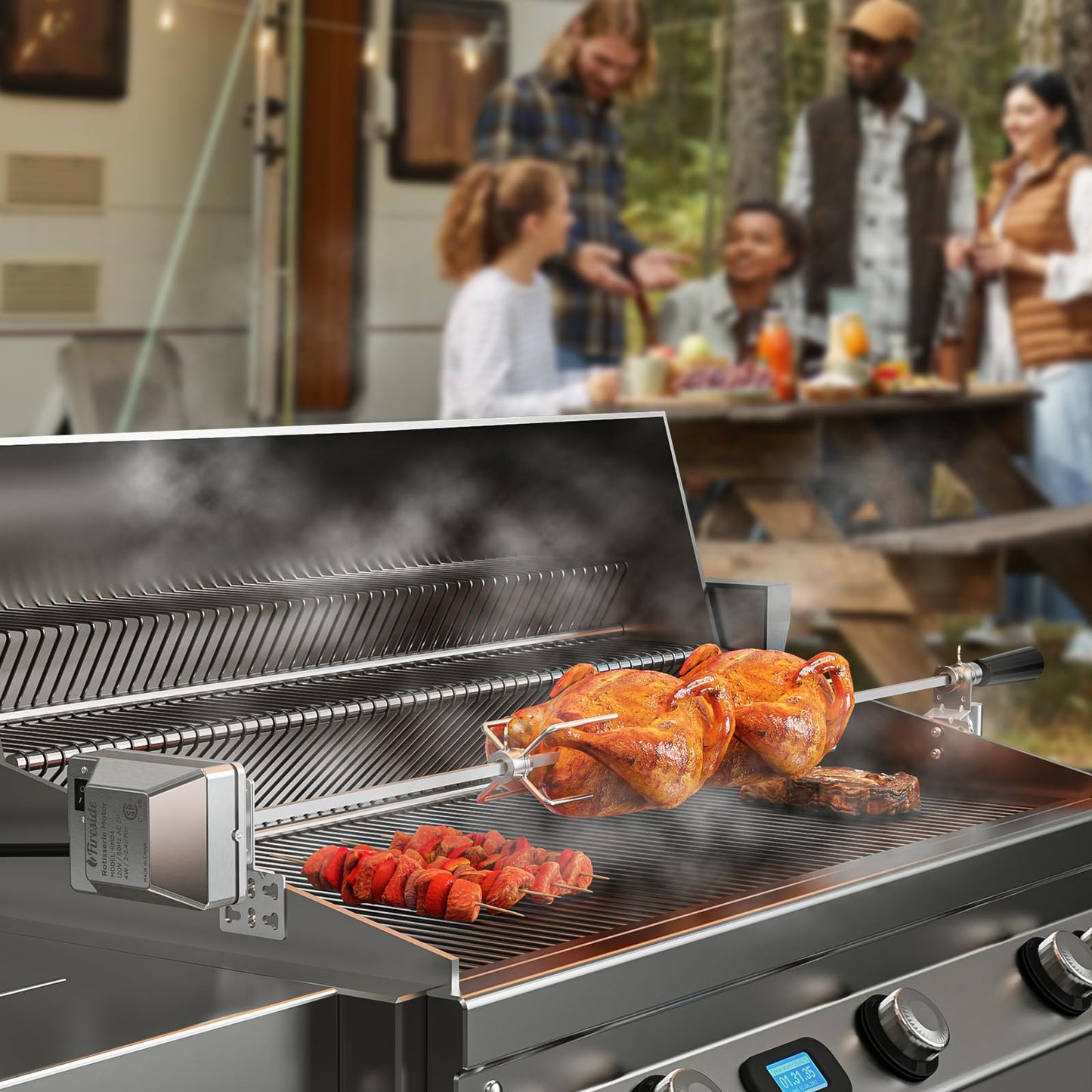 Rotisserie Kit for Sizzler Series Grills ROTKIT-SZR