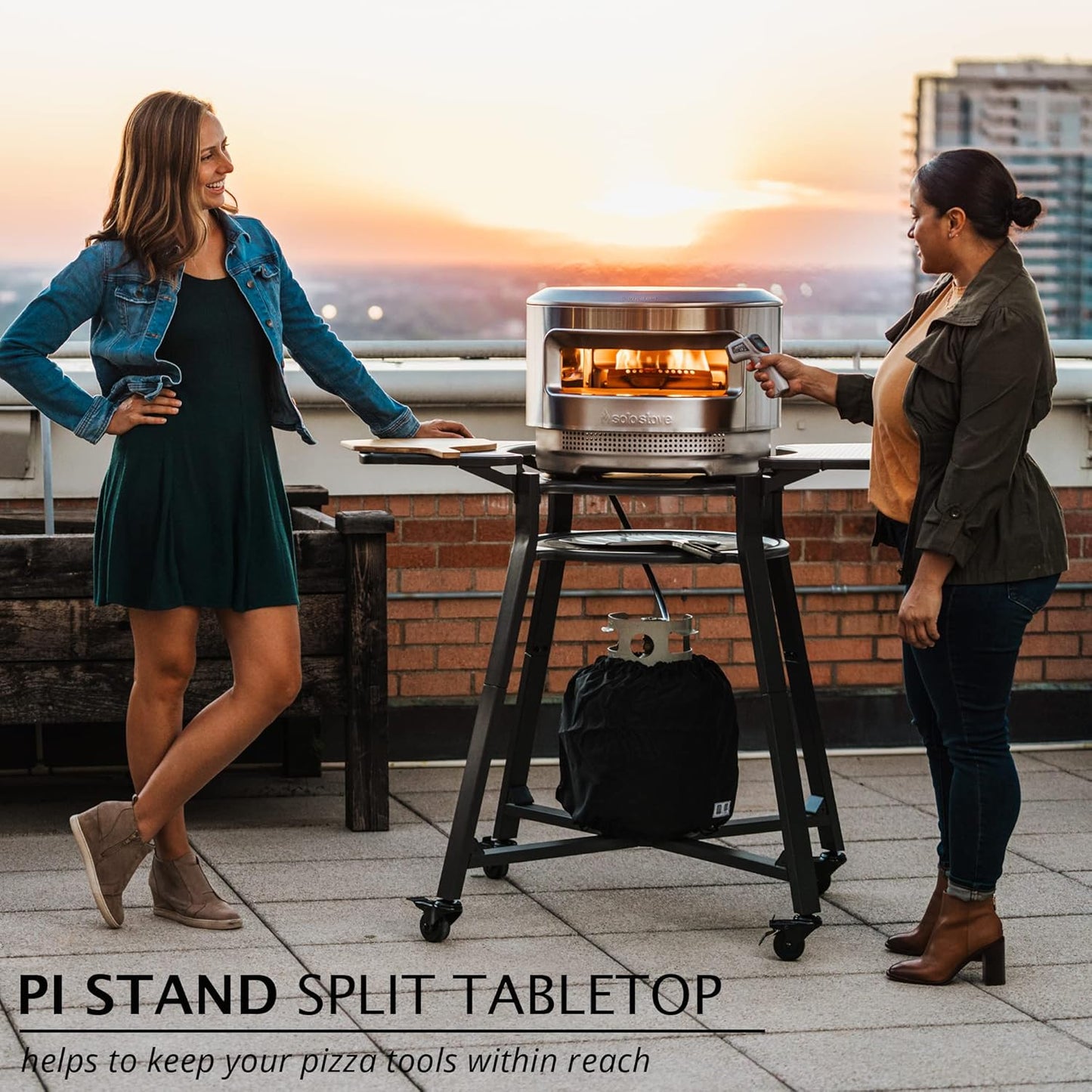 Solo Stove Pi Prime Stand PIZZA-OVEN-CART
