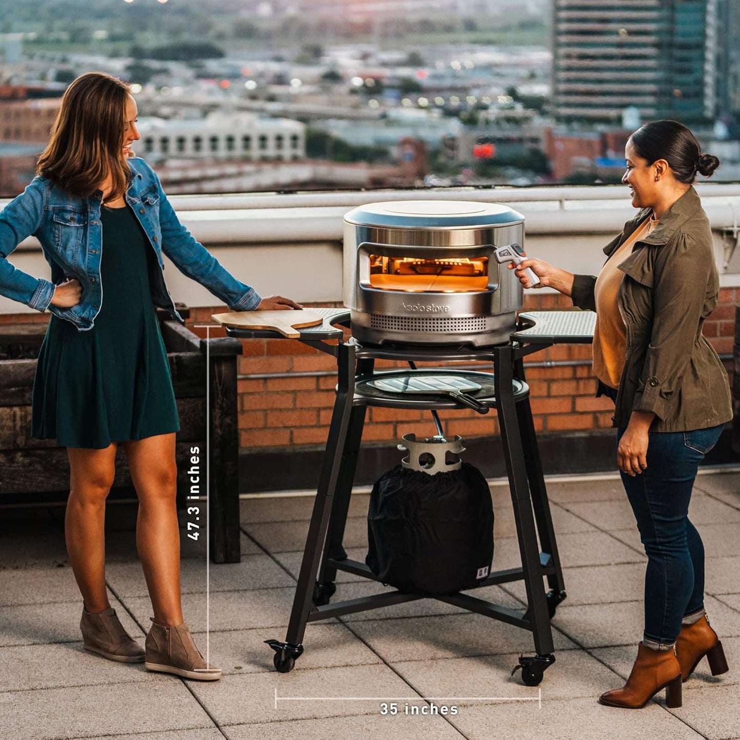 Solo Stove Pi Prime Stand PIZZA-OVEN-CART