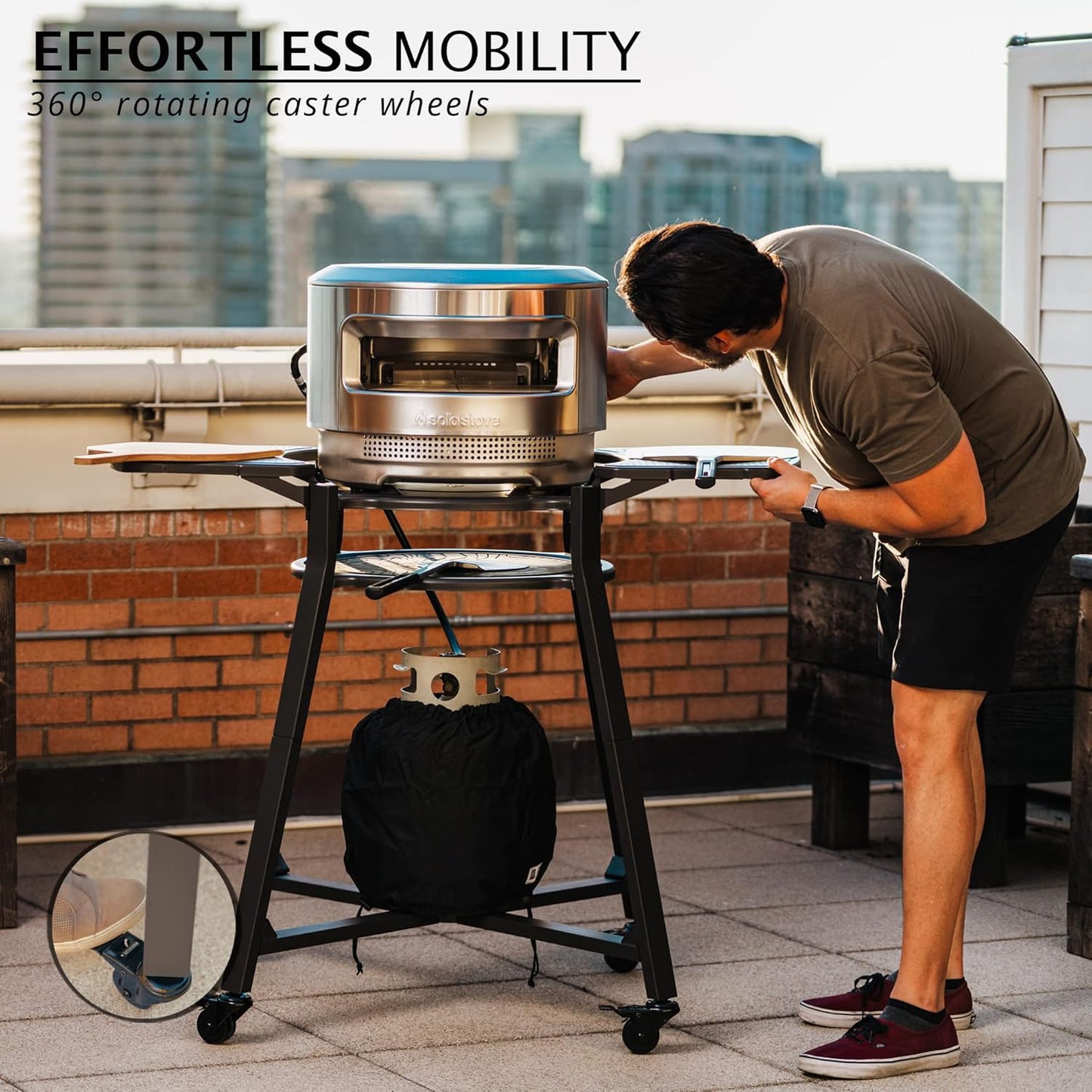 Solo Stove Pi Prime Stand PIZZA-OVEN-CART