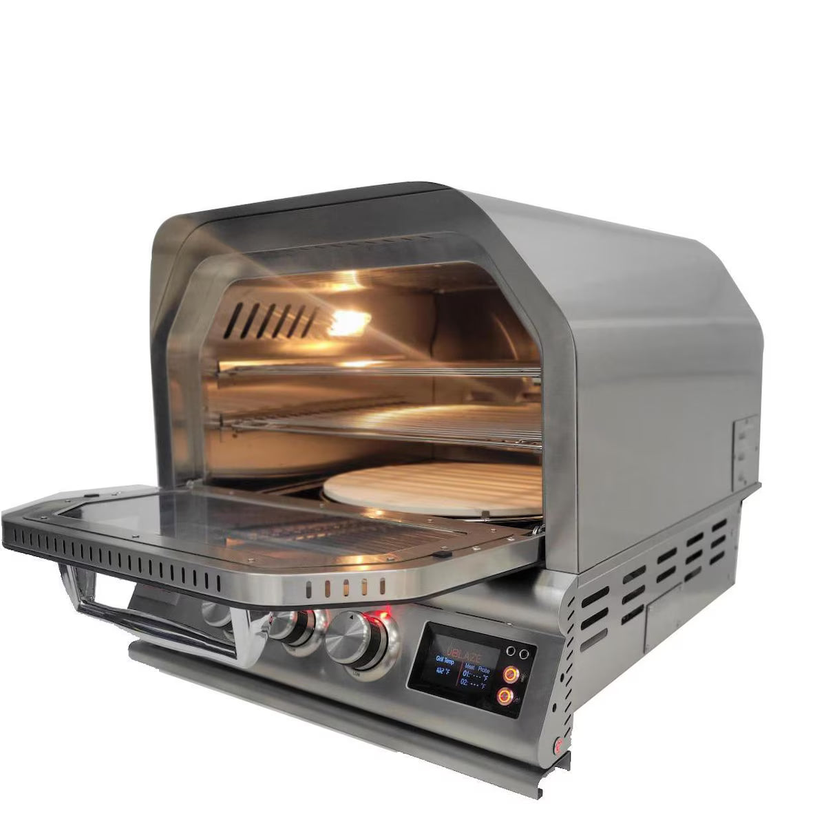 Blaze 26-Inch Countertop Propane Outdoor Oven W/ Rotisserie - BLZ-26-PZOVN-LP