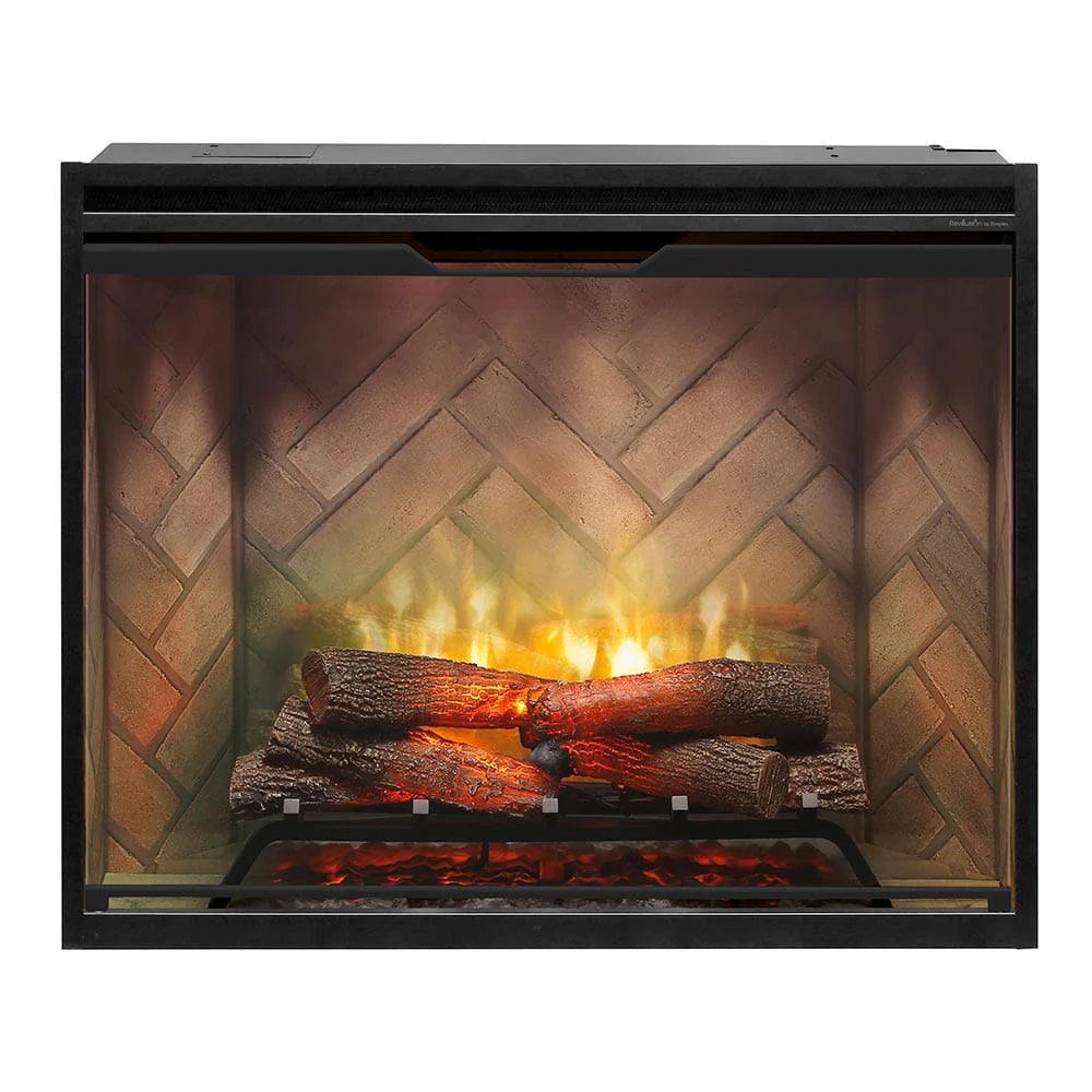 Dimplex Revillusion 36" Built-In Electric Firebox – Herringbone REV36-HB