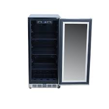 15" Outdoor Rated Refrigerator with Glass Door and Stainless Steel Handle RFR-15G
