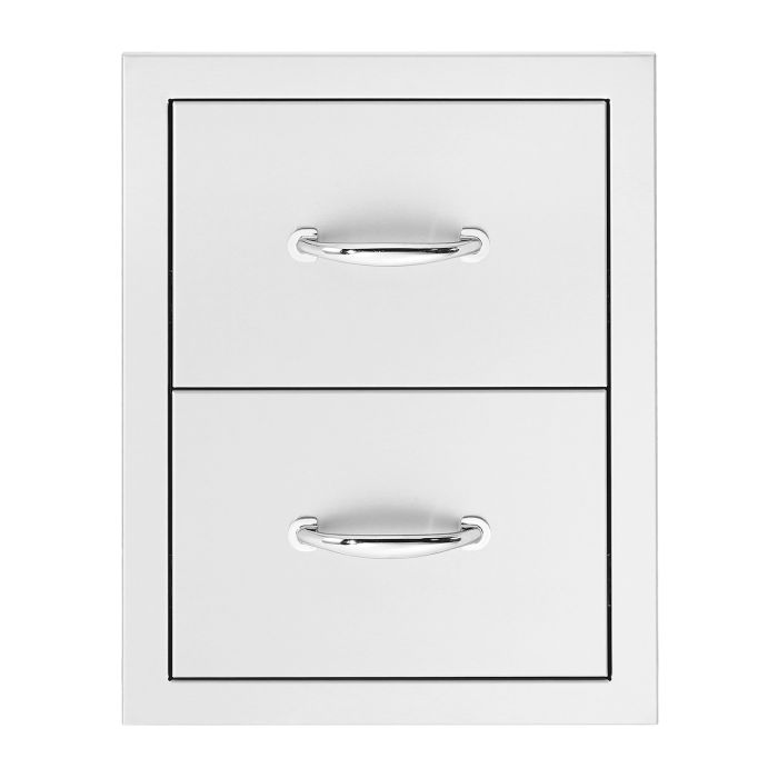 Summerset 17" 17x21-Inch Double Drawer Masonry Frame Return-DR2-17M