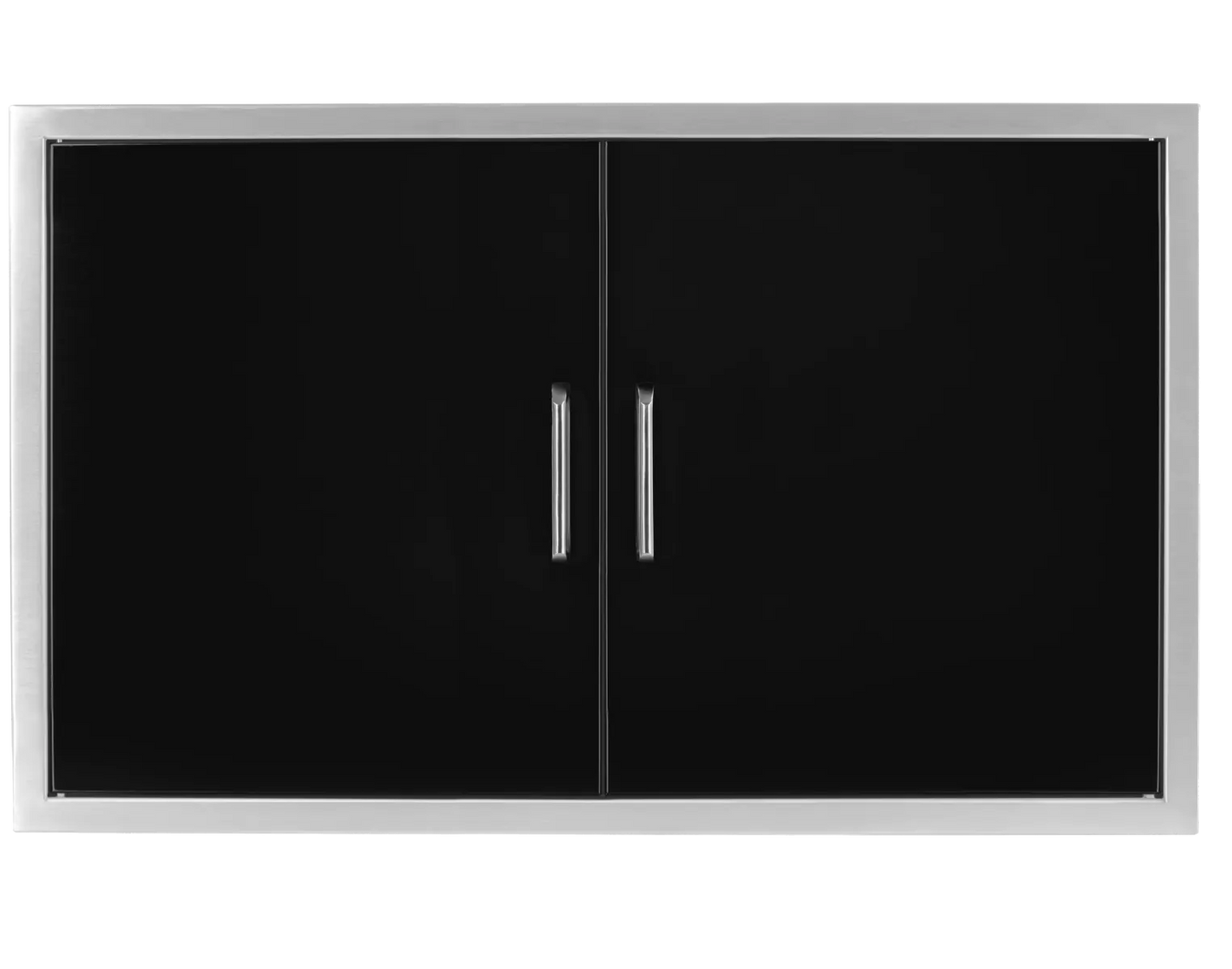 Wildfire Outdoor Living Double Door 38 x 21 Black -WF-DDR3821-BSS