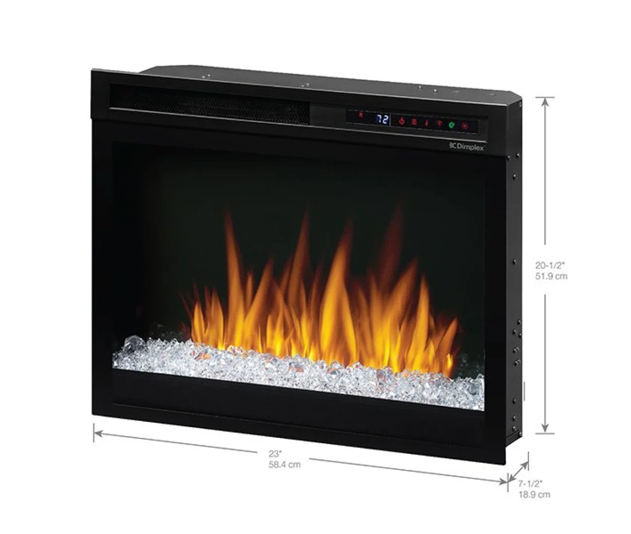 Dimplex 23" Plug-In Electric Firebox (Acrylic Ember Bed)