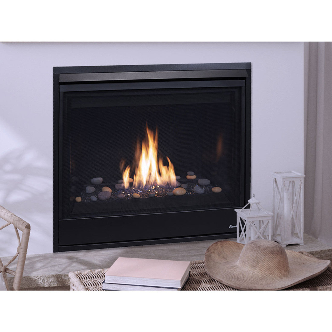 Superior 35 Inch Direct Vent Contemporary Gas Fireplace - DRC3035