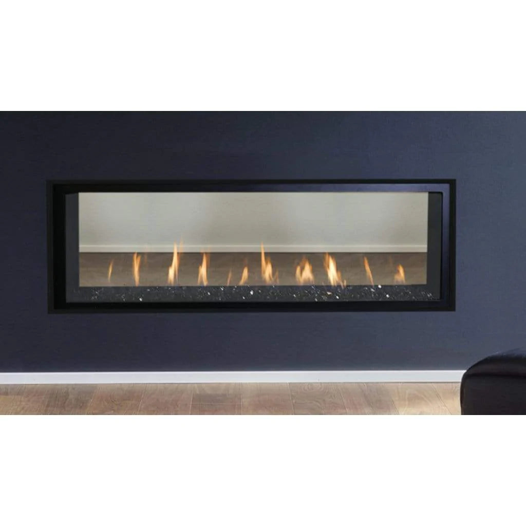 Superior 60 Inch Linear Contemporary Direct Vent Natural Gas Fireplace - DRL4060