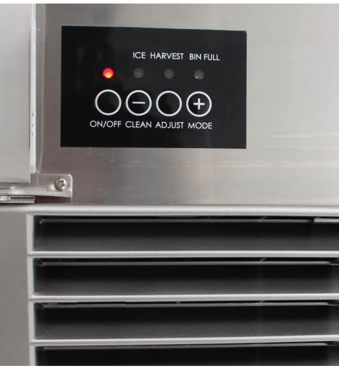 Blaze 50 Lb. 15-Inch Outdoor Rated Ice Maker With Gravity Drain - BLZ-ICEMKR-50GR