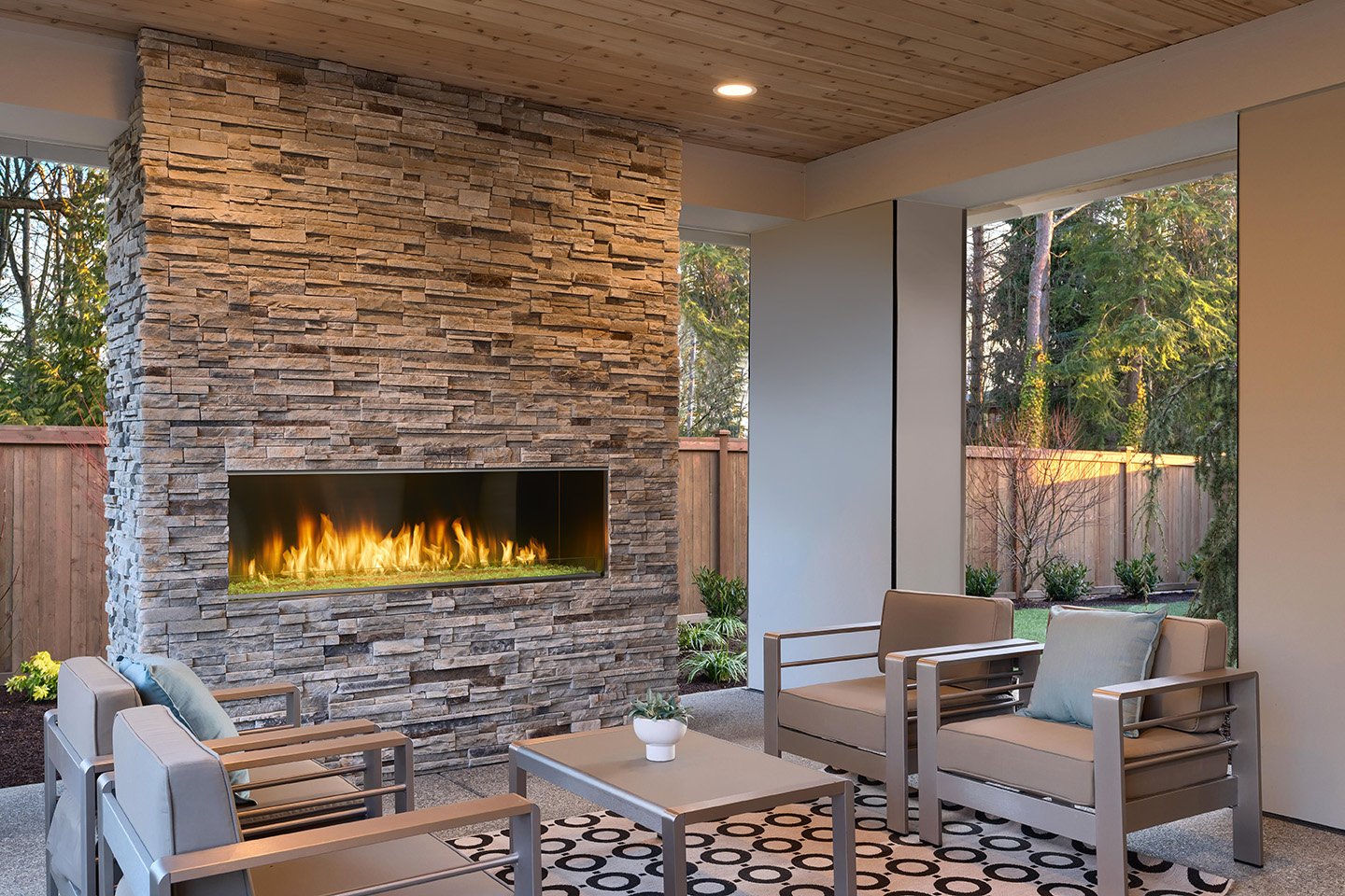 Gas Wall Fireplace