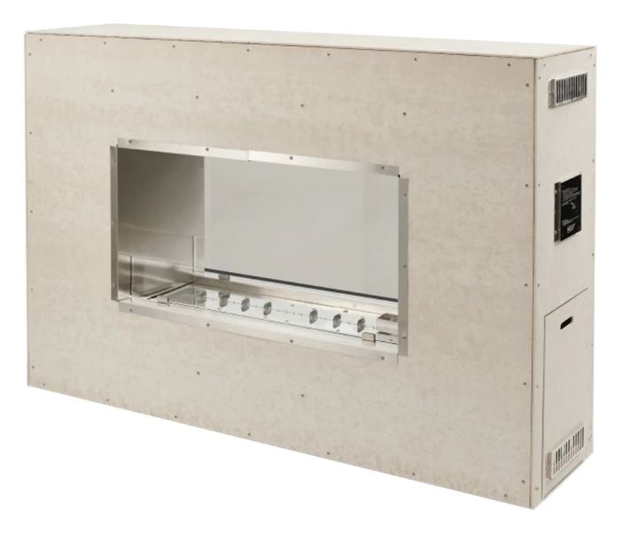 The Outdoor GreatRoom 72 Inch Linear Ready-to-Finish See-Through Gas Fireplace - RLFP-72DNG