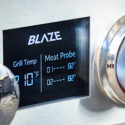 Blaze LTE PRO 32-in 4-Burner Built-In Natural Gas Grill w/ Digital Temperature Screen & Rotisserie -  BLZ-4LTEPRO-NG