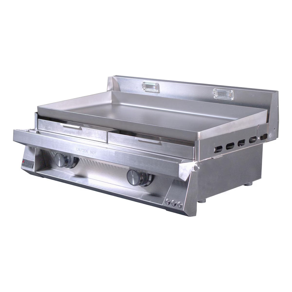 Le Griddle Pro Series 75 - 2 Burner With Interior Light - 6mm Plate - OML75P6