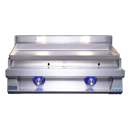 Le Griddle Pro Series 75 - 2 Burner With Interior Light - 6mm Plate - OML75P6