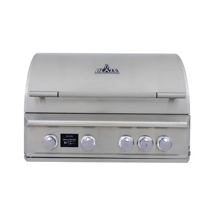 Blaze LTE PRO 32-in 4-Burner Built-In Natural Gas Grill w/ Digital Temperature Screen & Rotisserie -  BLZ-4LTEPRO-NG