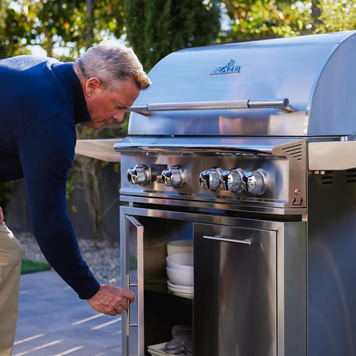 Blaze Grill Cart for LTE PRO 32-Inch Gas Grills - BLZ-4LTEPRO-CART-LTSC