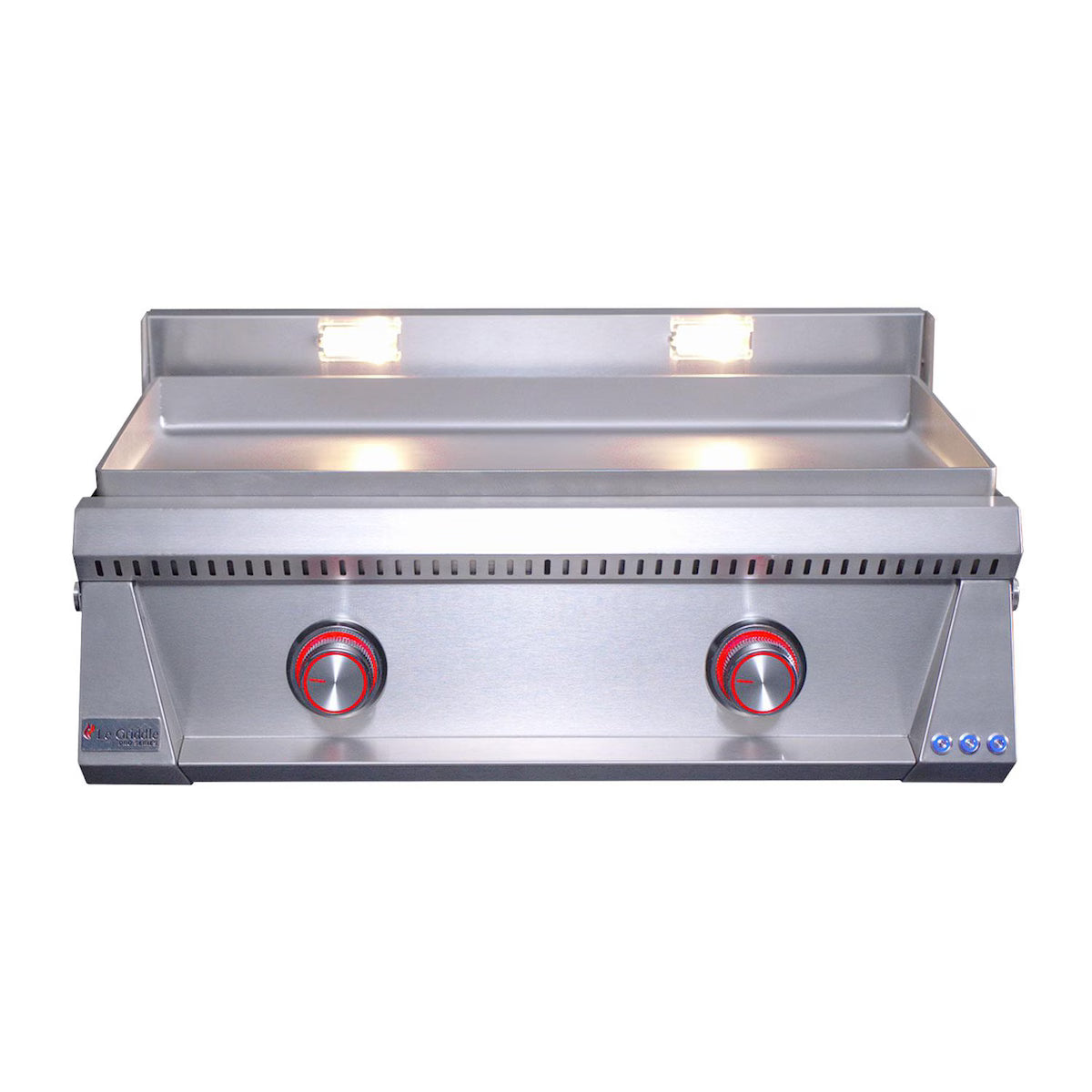 Le Griddle Pro Series 75 - 2 Burner With Interior Light - 6mm Plate - OML75P6