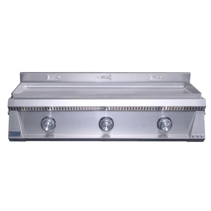 Le Griddle Pro Series 105 - 3 Burner - With Interior Lights - 6mm Plate - OML105P6