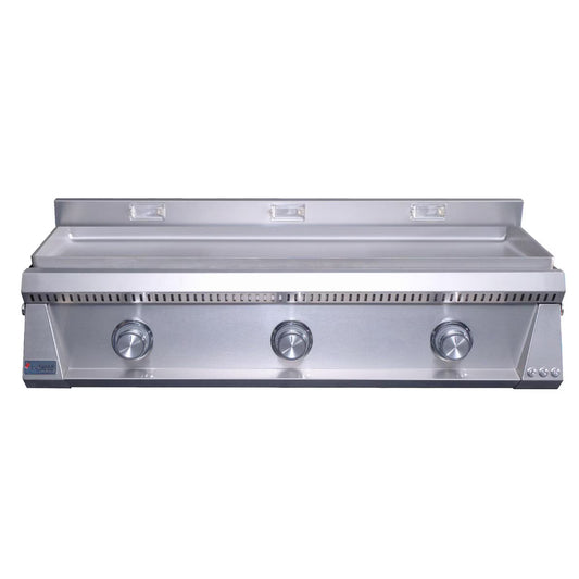 Le Griddle Pro Series 105 - 3 Burner - With Interior Lights - 6mm Plate - OML105P6