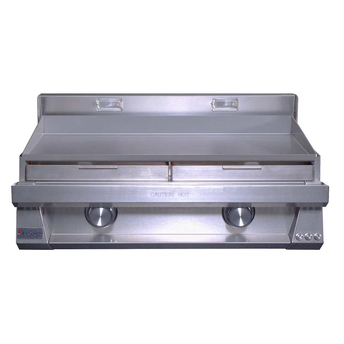 Le Griddle Pro Series 75 - 2 Burner - 3mm Plate WIth Interior Lights - OML75P3