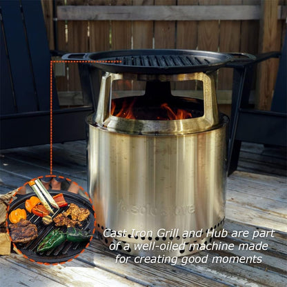 Solo Stove Bonfire Cast Iron Grill Cooking Bundle SSBON-COOKING-BUNDLE
