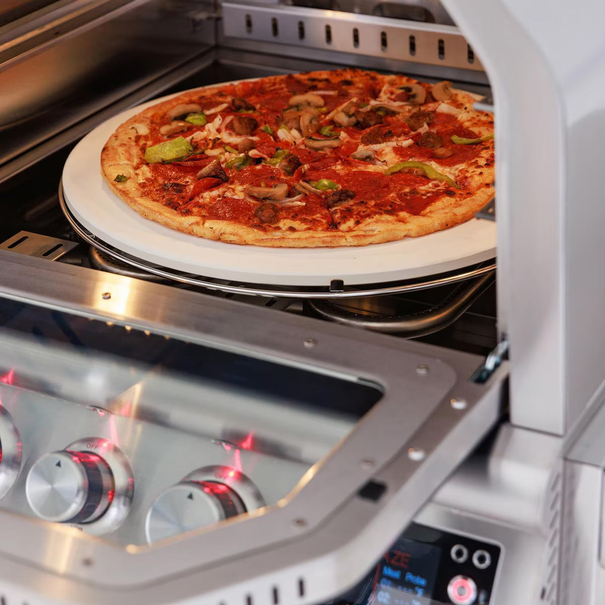 Blaze 26-Inch Countertop Propane Outdoor Oven W/ Rotisserie - BLZ-26-PZOVN-LP