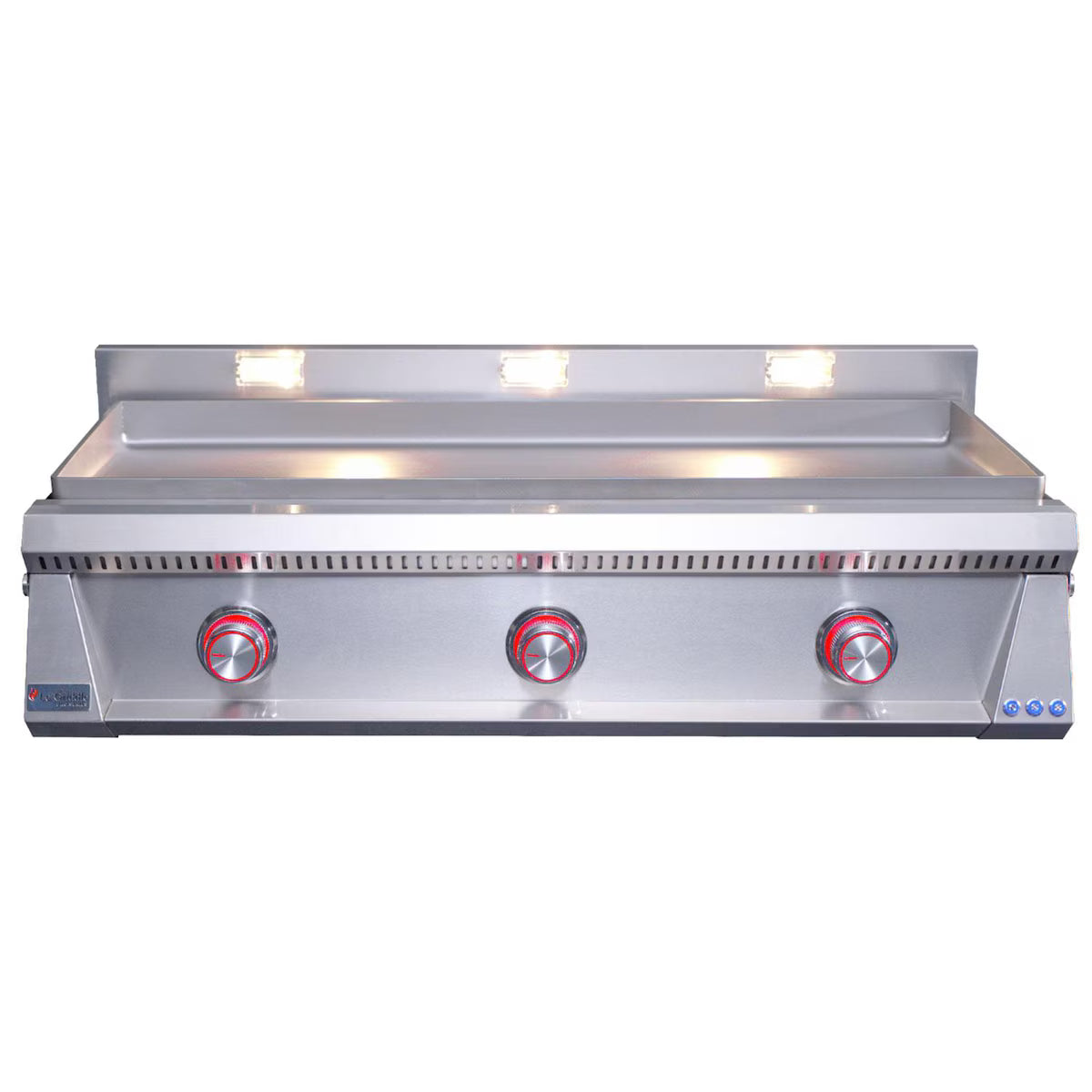 Le Griddle Pro Series 105 - 3 Burner - With Interior Lights - 6mm Plate - OML105P6