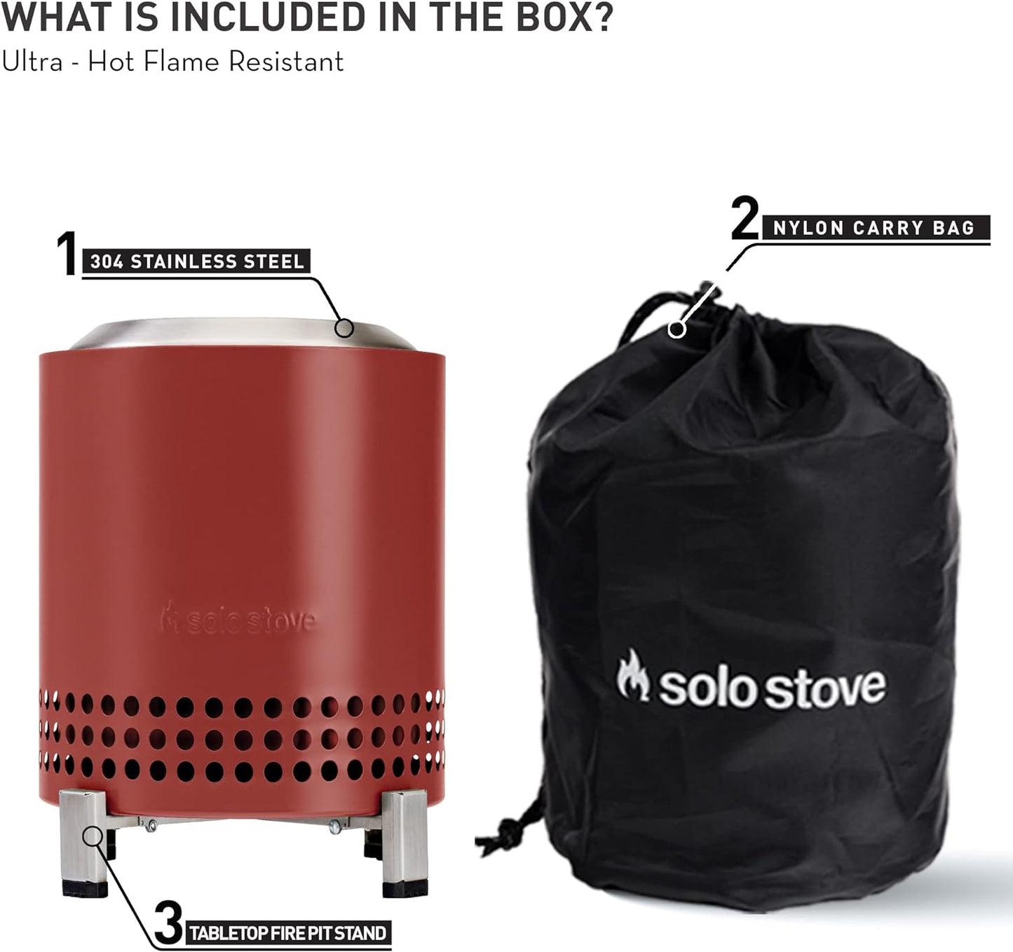 Solo Stove Mesa XL Firepit Red SSMESA-XL-MULBERRY