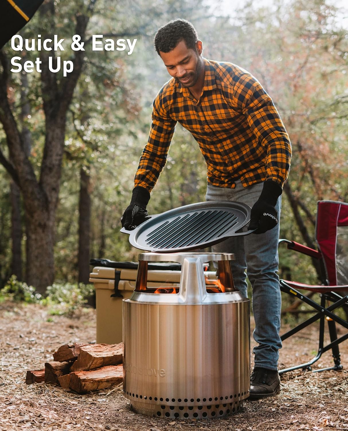 Solo Stove Bonfire Cast Iron Grill Cooking Bundle SSBON-COOKING-BUNDLE