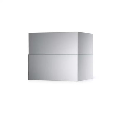 Blaze Low-Ceiling Extendable Vent Hood Duct Cover for 48-Inch Vent Hood - BLZ-48-VHOOD-DCVR-12