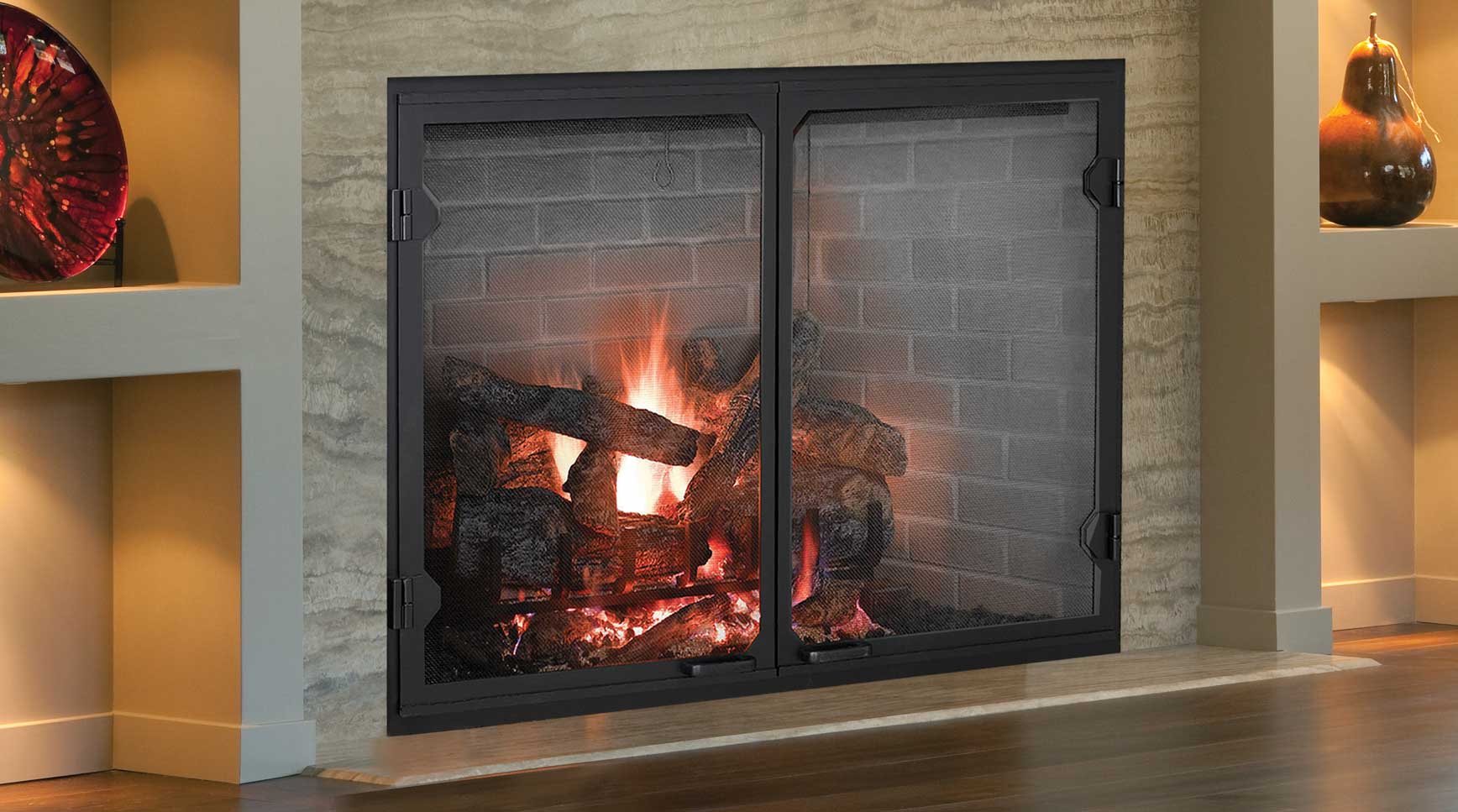Majestic Biltmore 36 Wood Burning Fireplace - SB60 – NorCal Fire u0026 Grill