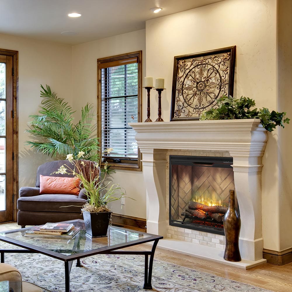 Dimplex Revillusion 36" Built-In Electric  Firebox – Herringbone REV36-HB