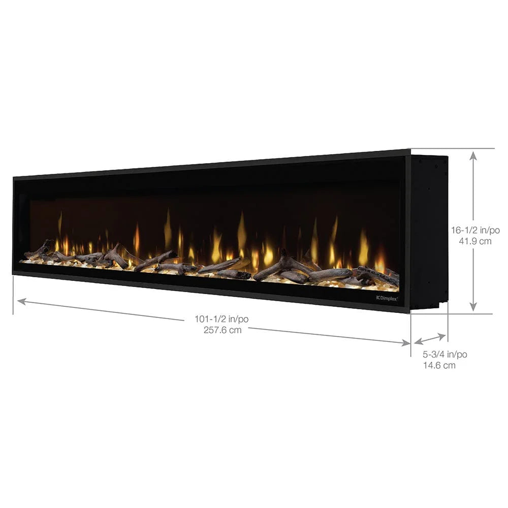 Dimplex Ignite Evolve 100" Built-In Linear Electric Fireplace