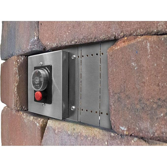 Control Panel designed for use SRW/Architectural Block/Pavers to house ESTOP1-0H Timer ESTOP-CP-KIT