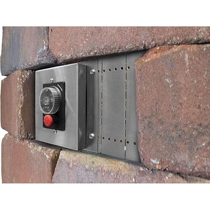 Control Panel designed for use SRW/Architectural Block/Pavers to house ESTOP1-0H Timer ESTOP-CP-KIT