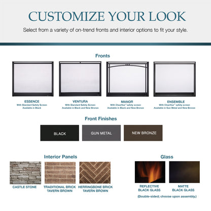 Majestic Meridian 42 Direct Vent Gas Fireplace - MER42