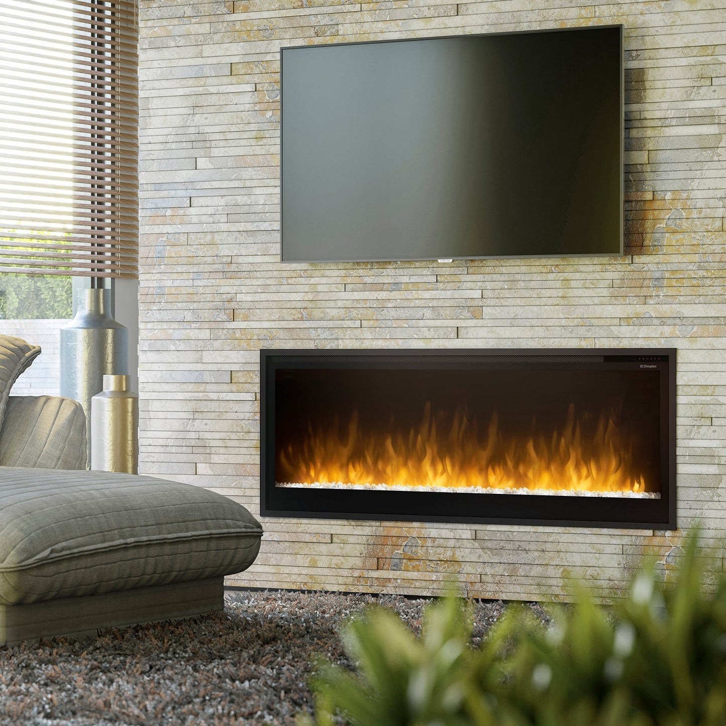 Dimplex Slim Linear 50" Built-In Linear Electric Fireplace