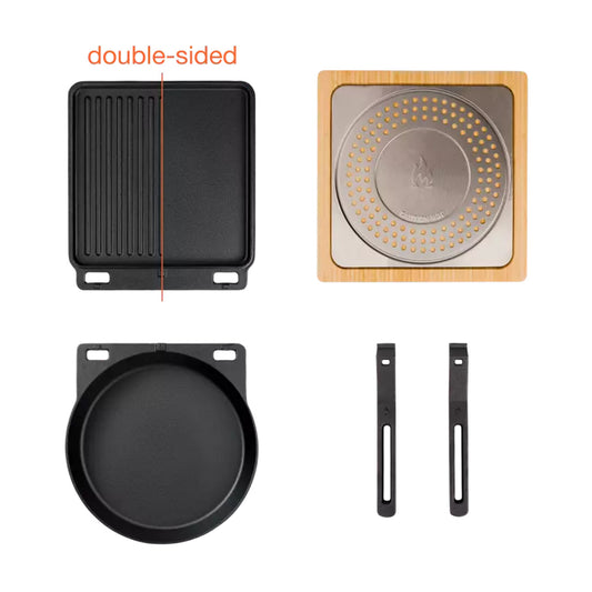 Solo Stove Pi Cast Iron Cookware Set PIZZA-CAST-IRON