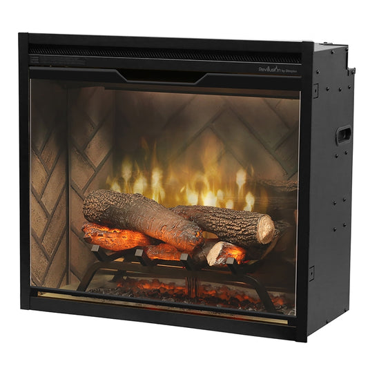 Dimplex Revillusion 24" Built-In Electric Firebox – Neutral Brick REV24-NB