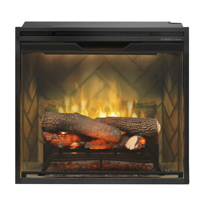 Dimplex Revillusion 24" Built-In Electric Firebox – Neutral Brick REV24-NB