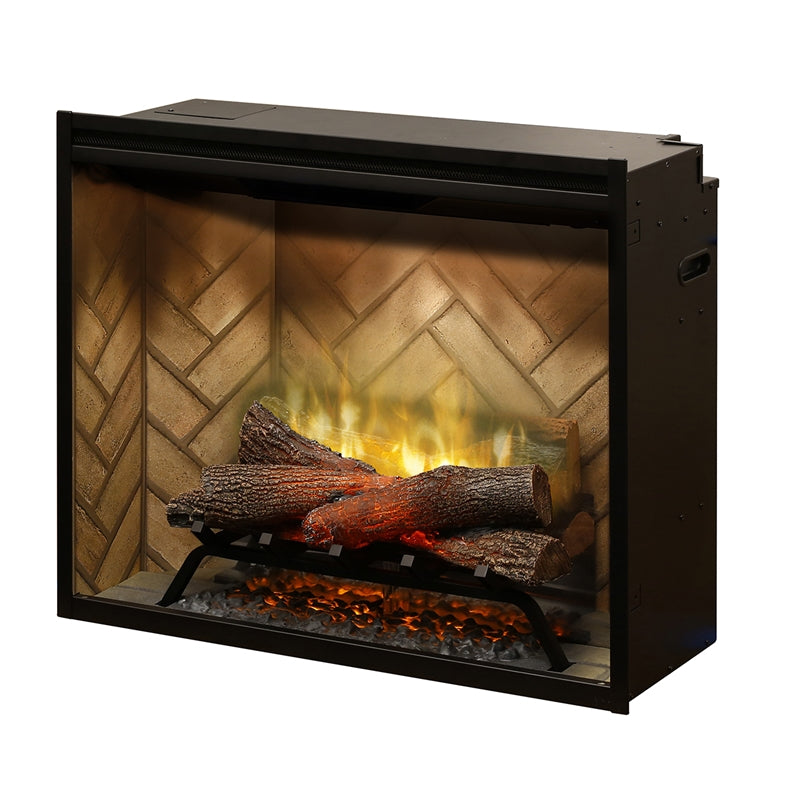 Dimplex Revillusion 30" Built-In Electric Firebox – Herringbone REV30-HB