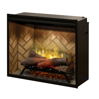 Dimplex Revillusion 30" Built-In Electric Firebox – Herringbone REV30-HB