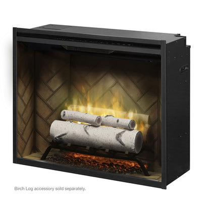Dimplex Revillusion 30" Built-In Electric Firebox – Herringbone REV30-HB
