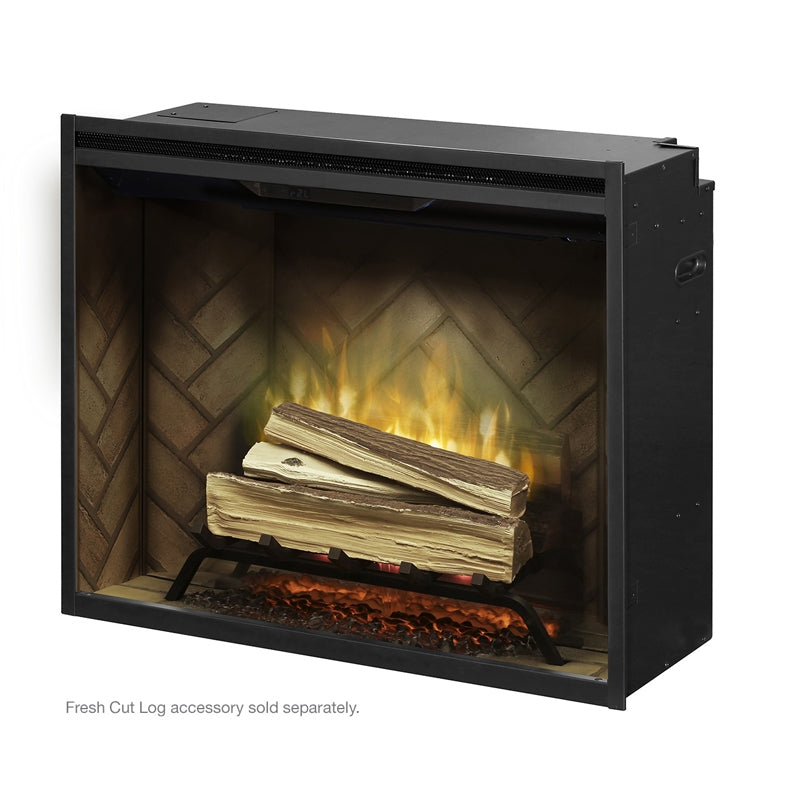 Dimplex Revillusion 30" Built-In Electric Firebox – Herringbone REV30-HB