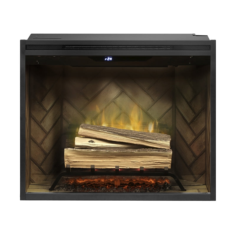 Dimplex Revillusion 30" Built-In Electric Firebox – Herringbone REV30-HB