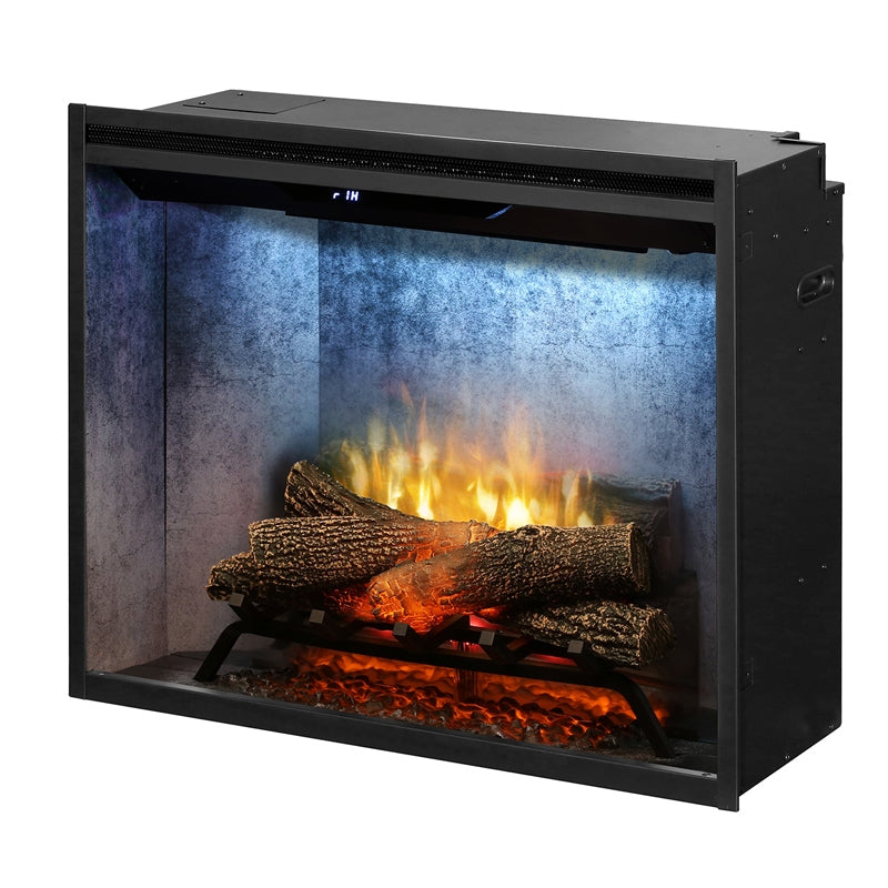 Dimplex Revillusion 30" Built-In Electric Firebox – Weathered Concrete REV30-WC
