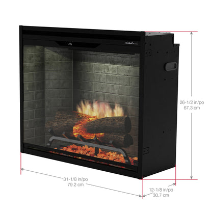 Dimplex Revillusion 30" Built-In Firebox – Neutral Brick REV30-NB