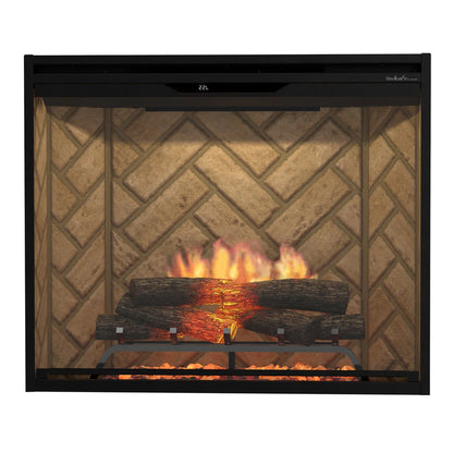 Dimplex Revillusion 36" Portrait Built-In Electric Firebox – Herringbone REV36P-HB
