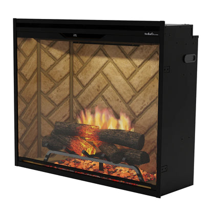 Dimplex Revillusion 36" Portrait Built-In Electric Firebox – Herringbone REV36P-HB