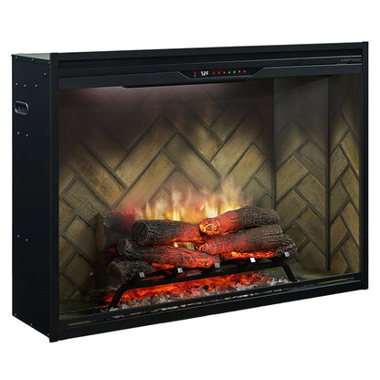 Dimplex Revillusion 42" Built-In Electric Firebox – Herringbone REV42-HB